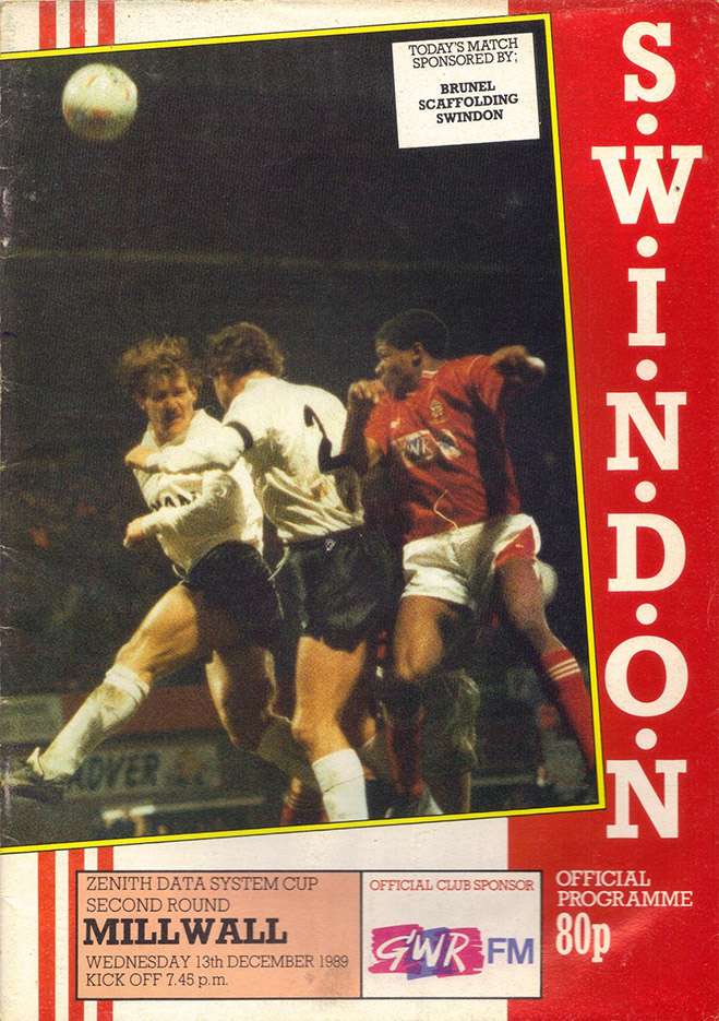 <b>Wednesday, December 13, 1989</b><br />vs. Millwall (Home)